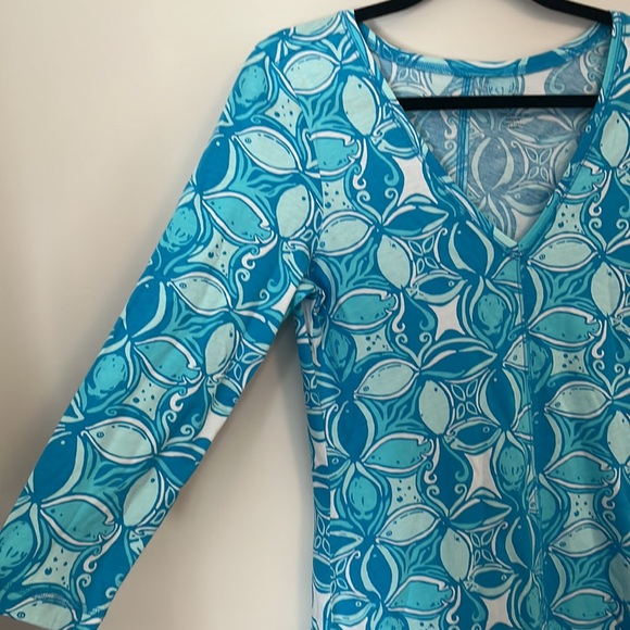 Lilly Pulitzer Juliet V-Neck Dress 💙 - Picture 6 of 8